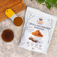 Chaga Mushroom Powder - Pure Alaska Harvested Chaga for Immune Support & Antioxidant Tea